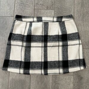NWT plaid mini skirt